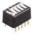 KS-21193,DIP,DIP Switch 5-Position Standard Rocker Raised