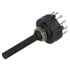 A20615RNZQ,Rotary,Rotary Switch 2 Pole 6 Throw 6 D-Shaft Solder Lug 2.5 Amp 125 VAC/DC