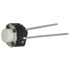 SKRGAFD010-W,Tactile,6.2mm Diameter SPST OFF-(ON) Round Tactile Pushbutton Switch - White Button