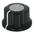 MC21054,Metal/Aluminum,Knurled-Side Dial Type Knob with Indicator Line