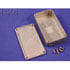 1590B,Metal,Case Aluminum 4.4" X2.3" X1.1" Unpainted Lip Top