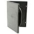 DCD4KO,Plastic,Quad Disc CD/DVD/Blu-Ray Disc Case Black with Sleeve Jacket