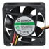 KDE1205PHV1.MS.AF.GN,2.00" (50mm),12 Volt DC 50mm Brushless Tubeaxial Fan