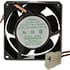 FP-108JC(S-1)120BW,3.63" (92mm),115 Volt AC 92x92x38mm Tubeaxial Fan 45 CFM