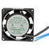 FP-108AX(S-1)120SW-14,3.15" (80mm),120 Volt AC 80mm Sleeve Bearing Axial Fan 23 CFM 14 AWG Leads