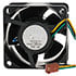 A97578-001,2.36" (60mm),12VDC 60x60x38mm Ball Bearing Fan 27CFM