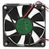 AD0712MX-D70(T),2.75" (70mm),Tubeaxial Fan 70x70x15mm 12VDC Brushless Hypro Bearing 12" Wires 29.2 CFM