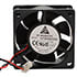 AFB0605M,2.36" (60mm),5 Volt DC 60x60x25mm Brushless Tubeaxial Fan 16 CFM