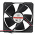 GD241238MB (2I5),4.68" (120mm),24 Volt DC 120x120x38mm Brushless Tubeaxial Fan 107 CFM