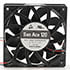 9GV1224G402,4.68" (120mm),24 Volt DC 120x120x25mm Brushless Tubeaxial Fan 171 CFM