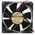 AQ0812MB-A70GL(T),3.15" (80mm),Tubeaxial Fan 80x80x25mm 12VDC Brushless 12" Wires 32 CFM