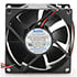 FAD1-08038CBMW12,3.15" (80mm),12 Volt DC 80x80x38mm Brushless Tubeaxial Fan 46 CFM