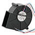 AB09424LB330300,DC,24 VDC Blower Fan 28 CFM 94x94x33 mm Dual Ball Bearing (4) 11" Wires (speed + alarm)