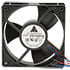 EFB1248VHE,4.68" (120mm),48VDC 120x120x38mm Dual Ball Fan 3-12" Leads (Speed Sensor) 102 CFM