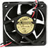 AG06024DB207000,2.36" (60mm),24VDC 60 x60 x 20 Ball Bearing Fan 15CFM 12" Leads