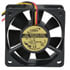 AD0605LB-A72GL-LF,2.36" (60mm),60x60x25mm 5V DC Brushless Tubeaxial Fan 12 Inch Leads (Alarm)