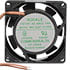 FP-108AX(S-2)120BW,3.15" (80mm),120 Volt AC 80mm Ball Bearing Axial Fan 29 CFM