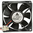 AFB0812H,3.15" (80mm),12 Volt DC 80mm Brushless Tubeaxial Fan