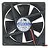 JF0825B2H,3.15" (80mm),24 Volt DC 80x80x25mm Brushless Tubeaxial Fan