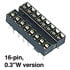 18LPD,DIP Soldertail,18-Pin 0.3 Inch Wide Low Profile Dual Wipe IC Socket