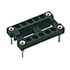 1107741,DIP Soldertail,Machine Tooled 4 Pin Full-Can Crystal Oscillator Socket