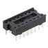 216-AG49D,DIP Soldertail,16-Pin Single Wipe Low Profile IC Socket 0.3 Inch Wide