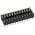 24LPD.3,DIP Soldertail,24-Pin Dual Wipe Low Profile IC Socket 0.3 Inch Wide