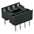 390261-2,DIP Soldertail,8 Position Dual Wipe Ladder Style DIP IC Socket 0.3" Wide 0.1" Pitch