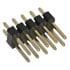 7000-2X5SG-R,Breakaway Headers,Connector Unshrouded Header 10 Position 2.54mm Solder Straight Thru-Hole Gold