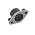 KPJX-PM-4S-S,DIN Connectors,4-Position Circular Power Connector Jack Female Sockets Panel Mount