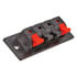 33-1404-JVP,Audio/Video,Connector Terminal Speaker 4 Posts.Spring Jack 2Red/2Black 3" X1"