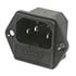 JR-101-F,AC Power Receptacles,Receptacle Male 10A@250VoltFused Fast-On UL/CSA/Vde