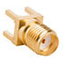 S-P215-10A-HI-R GGT,RF Connectors,Connector SMA Receptacle 0 to 18GHz 50 Ohm Solder Straight Thru-Hole Gold