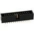 7110-26SG-R,.100" (2.54mm) Series,Shrouded Header Low Profile 26-Pin 2 Row Straight .100" 2.54mm Male Pins