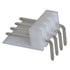 CW256R-04,.100" (2.54mm) Series,Connector Wire to Board Header 4 Position 2.5mm Solder Right Angle Thru-Hole