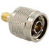 N-M/SMA-F,RF Connectors,Type-N to SMA Connector Socket Brooches (N Male Jack to SMA Female Plug) Nickel Plated Brass Straight