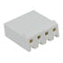 640250-4,.156" (3.96mm) Series,Connector 4 Position Rectangular Housing Receptacle Natural 0.156" (3.96mm)