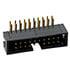 2316R-20G,.100" (2.54mm) Series,Shrouded Box Header 20-pin 2-Row Right Angle 0.100" (2.54mm)