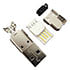 A-USBPA-2-R,USB,USB-A Plug connector 4P Free-Hanging