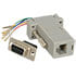 31D1-16400,Adapters,DE9 Female to RJ12 Jack Adapter 6P6C