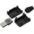 1390-JVP,USB,USB Micro-B Connector Plug Assembly 4-Piece