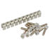 203250,Screw Terminal Blocks,10 Position Fixed Terminal Block Connector Bridge