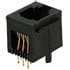 69254-001F,Modular Jacks & Plugs,Unshielded 6P6C Modular Jack Connector PC Mount Gold Flash