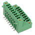 1830169,Screw Terminal Blocks,16 Position Shrouded Terminal Block Header Right Angle 3.81mm Pitch 8A 300V