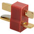 BC-T-M,DC Power Connectors,Deans Connector T-Type Male Gold Plated