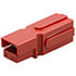 5916G7-BK,DC Power Connectors,1 Position Blade Type Power Housing Connector Non-Gendered Self-Mating Red