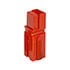 1321G3-BK,DC Power Connectors,1 Position Blade Type Power Housing Connector Non-Gendered Red