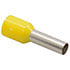 VE6012-A,Ferrule Terminals,6mm² 10AWG Boot Lace Ferrule Wire End Tubular Electric Terminal Yellow (Bag of 100)