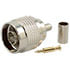 N-M-RG58,RF Connectors,RF Coax Connector Socket N Male Crimp for LMR195 RG58 RG142 RG223 RG400 Plug Straight Nickel Plated