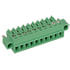 1827787,Screw Terminal Blocks,10 Position Screw Terminal Block Plug 0.150" (3.81mm) 300V 8A